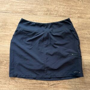 Orvis Black Skort Size Small NWOT